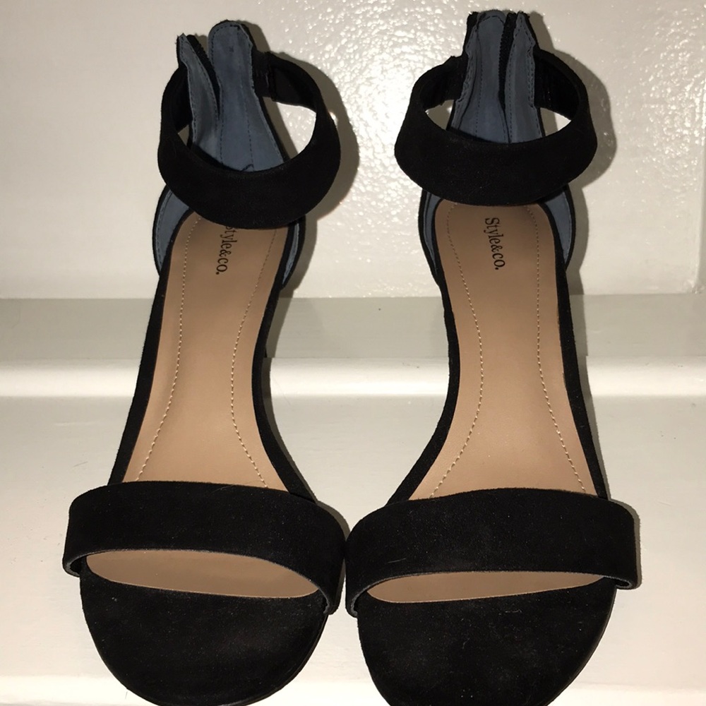 Style&co. Black heels